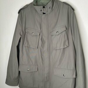 Banana Republic Men’s Military Field Jacket in size XL gray/green